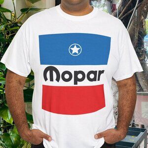 Mopar Parts Block Logo 100% Cotton T-Shirt